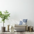 thumbnail image 3 of Simply Daisy 20-inch Square Circles and Squares Polyester Throw Pillow, Navy Qty 1, 3 of 4
