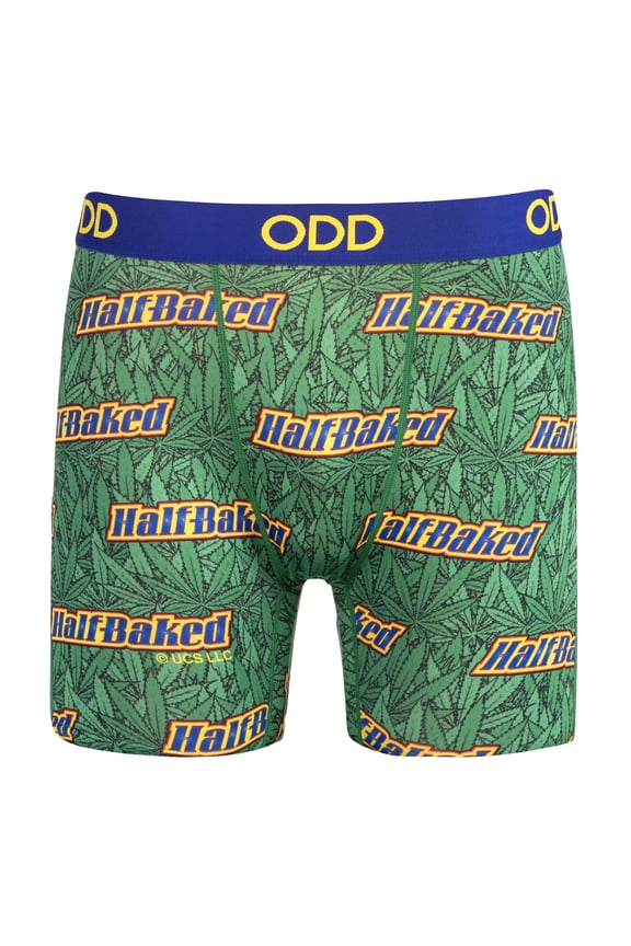, Half Baked, Men's Boxer Briefs, Funny Novelty Underwear, Small