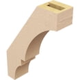 thumbnail image 5 of Ekena Millwork 3"W x 10"D x 14"H Balboa Rough Cedar Woodgrain TimberThane Knee Brace, Primed, 5 of 6