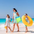 thumbnail image 4 of Darzheoy Colorful Mesh Beach Bags Sand Away Portable Foldable Sea Shell Bag with Adjustable Carrying Straps, Toy Storage Bag Beach Bags, 4 of 6