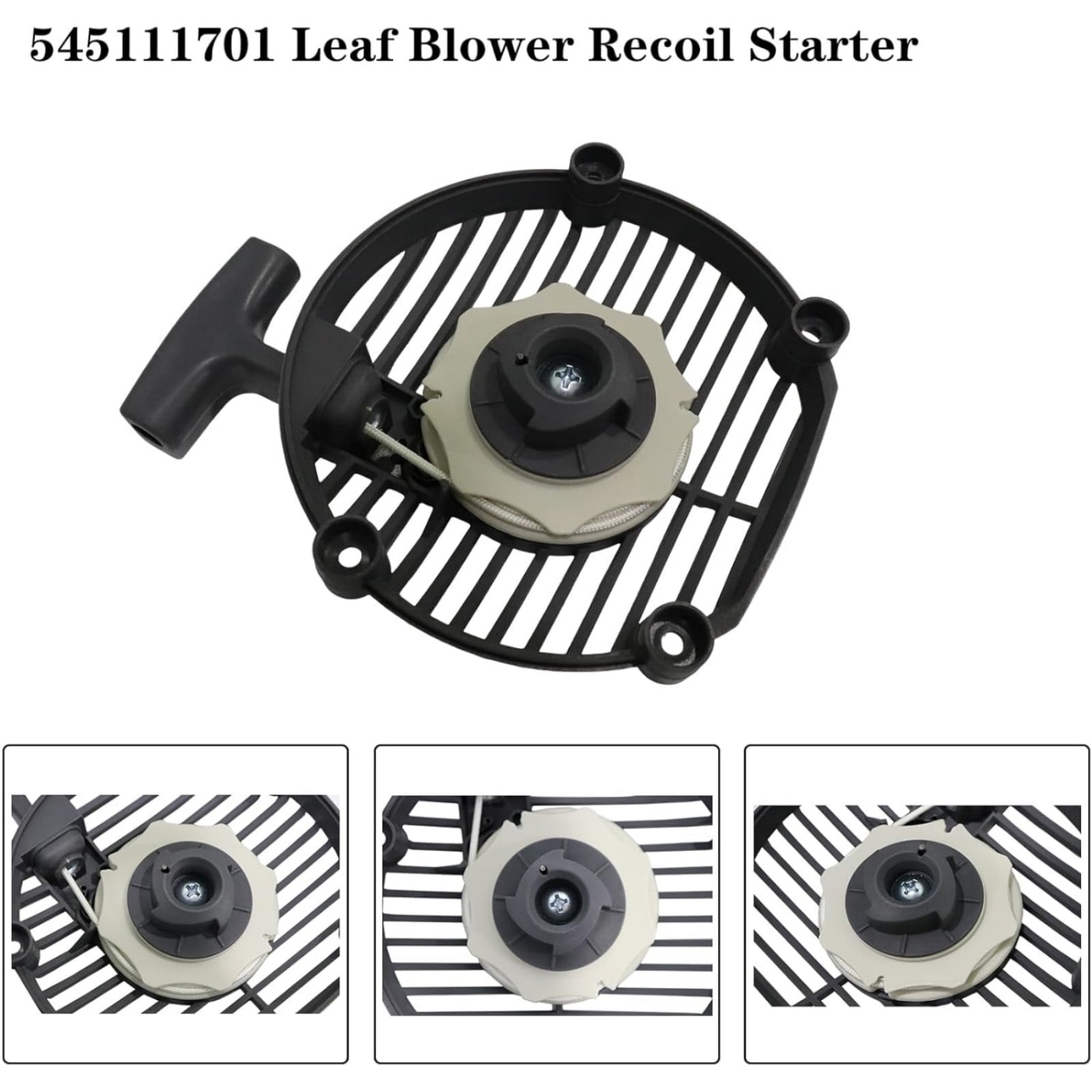 CSYANXING Direct Fit Leaf Blower Recoil Starter Plastic 100% Tested OEM 545111701 545111801 for Husqvarna 125B 125BV HVA125BX Handheld Blower