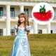 thumbnail image 2 of KAKOWELY Vestido de tutú de princesa para niñas pequeñas, para fiestas navideñas, disfraz de tutú de malla, atuendo de actuación, falda corta roja, falda tutú decorativa, 2 of 5