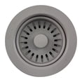 thumbnail image 3 of Transolid 2410-18 3.5-in Plastic Strainer in Concrete Grey, 3 of 3