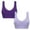Purples, variant on LLYWEY Women's Bras on Sale Wirefree Bras Women Ladies Full Coverage Bra Style-333 Women's Plus Convertible Bra Feature Adult Female T-Shirt Sports Bras Purples 38B