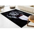 thumbnail image 2 of Luxury Rugs, Modern Rug, Stair Rugs, Wedding Rugs, Lion With Red Bow Tie Rug, Contemporary Rug, Animal Rugs, Accent Rug, Man Cave Rug, 1.7'x2.3' - 50x70 cm, 2 of 8