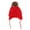 Red, variant on Girl's One Size Fits Most Knit Winter Beanie with Pom Bow and Ear Flaps