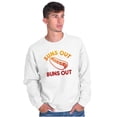 thumbnail image 5 of Suns Buns Out Summer Vacation Pun Sweatshirt for Men or Women Brisco Brands S, 5 of 5