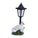 thumbnail image 3 of Estatuas de pato de jardín con lámpara solar decorativa Figuras decorativas de pato blanco 13x11x325cm, 3 of 7