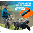 thumbnail image 3 of YSTIANN Upgraded Hands-Free Double Dog Leash for Medium & Large Breeds – Dual Lead with Padded Handles, Reflective Stitching, No-Pull Shock Absorption & Tangle-Free Swivel Design（blue） AZ78-551, 3 of 6