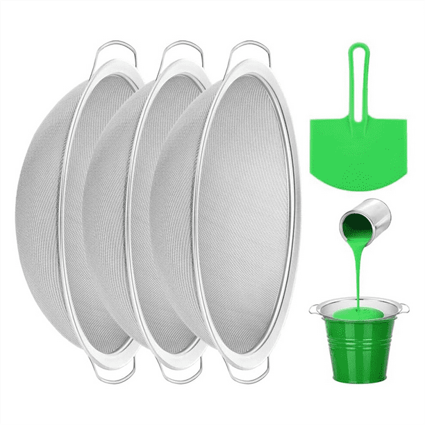 Fine Mesh Paint Strainer 60 Mesh Stainless Steel Paint Strainer Fits 5