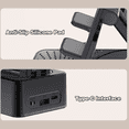 thumbnail image 4 of Bocina Bluetooth Portátil Con Soporte Para Celular Y Carga Belug, Negro, 4 of 5