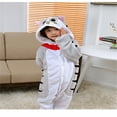 thumbnail image 5 of Unisex Children Pajamas Halloween Christmas Kids Onesie Cosplay Cartoon Pjs Teens Party Jumpsuits, 5 of 7