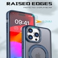 thumbnail image 3 of ELEHOLD for iPhone 15 Plus Case, Compatible with Mag Safe Accessory 360° Ring Stand Thin Fit Shockproof Protection Rugged Case for iPhone 15 Plus,Blue, 3 of 6