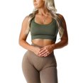 thumbnail image 3 of Sujetador sin costuras Nvgtn Ignite de licra para mujer, ropa interior deportiva transpirable elástica para realce de pecho, 3 of 5