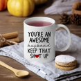 thumbnail image 7 of Funny Mug for Husband - You're An Awesome Husband Keep That Up 11 Ounce Novelty Coffee Mug From Wife, 7 of 7