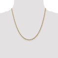 thumbnail image 2 of Diamond2Deal 14K Yellow Gold 2.8mm Semi Solid Rope Chain Necklace for Women 20", 2 of 6
