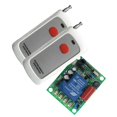 thumbnail image 3 of Interruptor de de telemando inalámbrico de Receptor de 1 canal 433 MHz transmisores para abridores de puertas de cochera, auto Soledad Control remoto inalámbrico de RF, 3 of 8