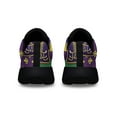 thumbnail image 4 of Mardi Gras Fleur De Lis and Masquerade Mask American flag Shoes Sneakers for Women Men Black Size 9, 4 of 7