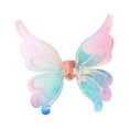 thumbnail image 4 of Disfraz de Halloween Ala de ángel con música y luces Ala de mariposa LED para niñas Ilumina el ala de hada para festivales navideños, 4 of 9