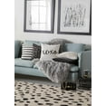 thumbnail image 6 of Hauteloom Guiseley Contemporary Hand Tufted Wool Natural Fiber Soft Extra Large Area Rug - Modern Animal Print Dalmatian Style Carpet for Living Room, Bedroom - Black, Beige - 12' x 15', 6 of 16