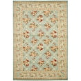 thumbnail image 3 of SAFAVIEH Lyndhurst Mason Floral Border Area Rug, Blue, 6'7" x 9'6", 3 of 6