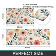 thumbnail image 7 of Pioneer Flower Floral Print Pattern Kitchen Rugs Sets Of 2,Anti Fatigue Kitchen Mat Rugs Non Slip Washable,Decorative Kitchen Floor Mats for Kitchen,Sink,Laundry,17"x30"+17"x47", 7 of 7