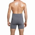 thumbnail image 5 of High-Waisted Compression Boxer Briefs for Men - Tummy Control, Open Fly, Breathable Cotton Fabric, Comfortable Fit, Shapewear Un GRAY 3XL, 5 of 5