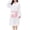 White, variant on YHAJDS Robes for Women Long Sleeve Bathrobe Lightweight Solid Color Midi Robe with Pockets Bow