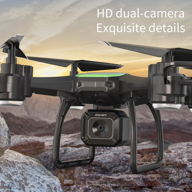 DIY fotografía aérea 4 ejes Gyro 4CH 2.4GHz RC Drone Kits (verde 1 batería) Likrtyny Para estrenar