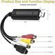 thumbnail image 4 of VHS to Digital Converter,Video Capture Card USB 2.0 Audio Video Capture Card Device Old VHS Mini DV Hi8 DVD VCR to Digital Converter for Mac,PC Suppor, 4 of 5