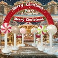 thumbnail image 4 of Inflatable Candy Cane Christmas Lollipop Decor 47.2 Inch PVC Outdoor Indoor Party Decoration Festive Photo Prop for Yard Home Store, 4 of 7