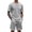 Light Grey, variant on Men's Waffle Shirt and Shorts Set 2 Piece Outfits Casual Summer Tracksuits Set with Pockets
