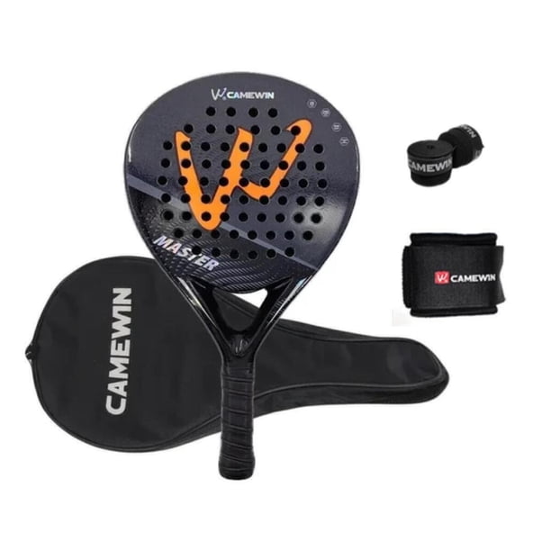 Raquete De Padel Camwin Fibra De Carbono 4003 Naranja