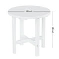 thumbnail image 6 of Costaelm Paradise Round 18" Adirondack Side Table, Sand, 6 of 6