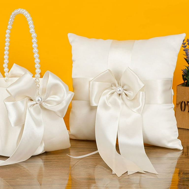 PAMINGONO Wedding Ring Pillow 1Pack for Engagement and Wedding - Main Image