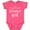 Vintage Hot Pink, variant on Inktastic Grammy Girl Granddaughter Girls Baby Bodysuit