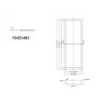 thumbnail image 2 of Dawn NI421403 Shower Niche with One Stainless Steel Support Plate, 2 of 2