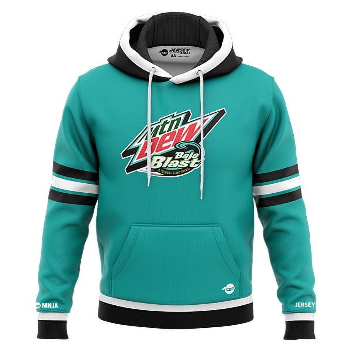 Mountain Dew Original Flavor Green Performance Hoodie - Walmart.com