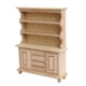 thumbnail image 1 of Armario de almacenamiento Dollhouse Furniture de 3 niveles, madera de roble, 1/12, 1 of 3
