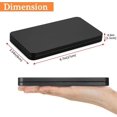 thumbnail image 7 of Scheam 4 Pcs Metal Rectangular Cash Box,Small Tin Money Organizer Case,Dollar Bill Holder,Empty Storage Container for Cash Coin Jewelry Stamps Credit Card (Rectangular Black), 7 of 7