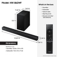 thumbnail image 6 of Samsung B-Series 3.1 Ch DTS Virtual:X Soundbar with Subwoofer HW-B62WF/ZA, Corded Electric, Bluetooth, 6 of 11