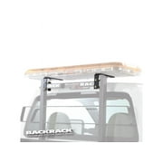 BACKRACK by RealTruck Light Bar Brackets | Black, Pair | 91006 | Universal w/ BACKRACK by RealTruck Frame's