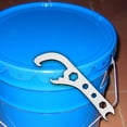 thumbnail image 3 of Abridor de cubos, abrelatas, tapa de cubo de galón, abridor de botellas de acero inoxidable 47 mm de espesor, 3 of 9