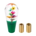 thumbnail image 1 of Pomo de Cambio de Flor Único Bargains Pomo de Palanca de Cambios Universal de Acrílico para Vehículos Automáticos y Manuales con 2 Adaptadores Claro Verde 1 Juego, 1 of 1