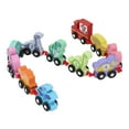 thumbnail image 4 of Dinosaur  Set, Cartoon Cute Dinosaur  Cars Building Blocks Toy  For Home, 4 of 8
