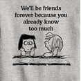 thumbnail image 3 of Peanuts - Friends Forever Marcie And Patty - Toddler & Youth Crewneck Fleece Sweatshirt, 3 of 6