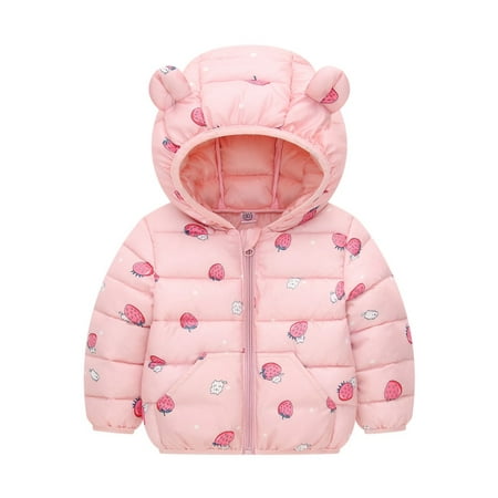 

BULLPIANO Winter Coats for Toddler Kids Baby Boys Girls Padded Light Puffer Jacket Outerwear Infant Winter Down Jacket with Hoods
