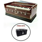 Professional BINA 7 Stopper 3 Multifold Bellow 39 Keys Double Reeds Harmonium