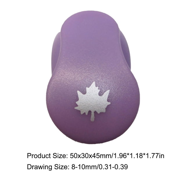 Hole Puncher Cards Labor-saving Photo Album Handmade Decoration Tool Accessories Easy and Fast Manual Tools Consistent Design maple leaf