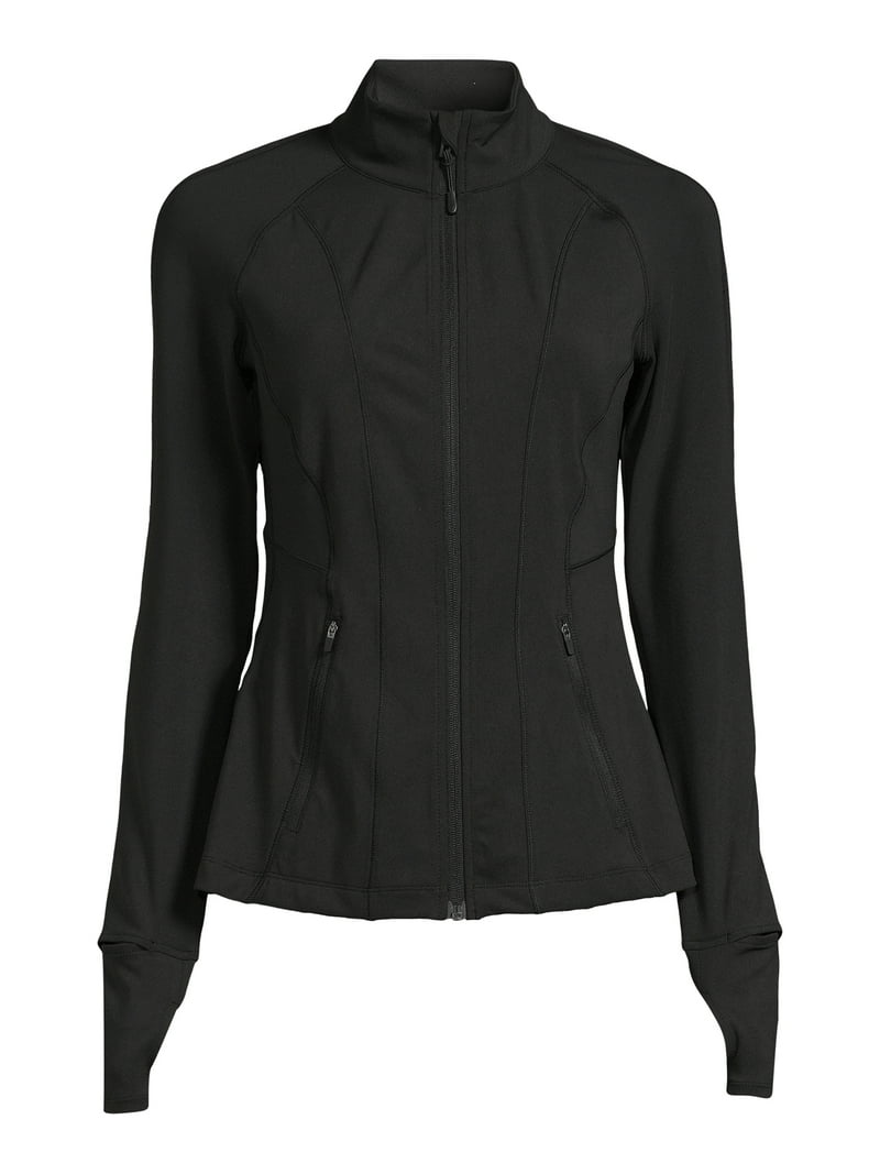Avia Women's Performance Full Zip Jacket with Thumbholes, Sizes S